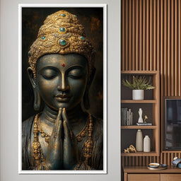 Golden Buddha Tranquility - NicheCanvas