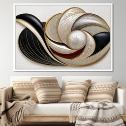 The Jewelled Snail Of Ivory Deco - TooplesArt - NicheCanvas