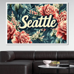 Seattle Floral Symphony - NicheCanvas
