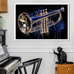 Midnight Echo of the Brass Horn - NicheCanvas