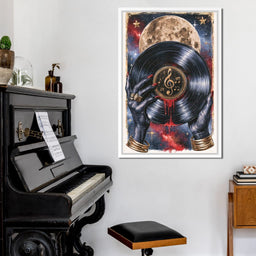 Midnight Melodies Beneath The Lunar Glow - NicheCanvas