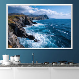 Wild Atlantic Cliff Horizon - NicheCanvas