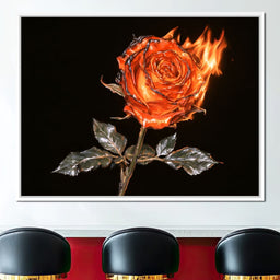 Fading Passion Consumed By Fire - NicheCanvas