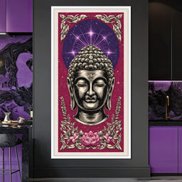 Celestial Lotus Buddha Calm - NicheCanvas