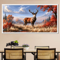 Majestic Monarch of the Golden Wild - NicheCanvas