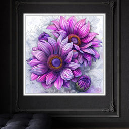 Purple Petal Parade - TooplesArt - NicheCanvas