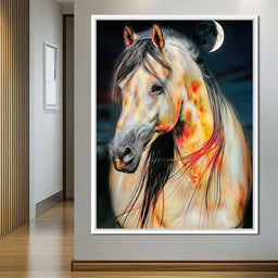 Nightfire Stallion - TooplesArt - NicheCanvas