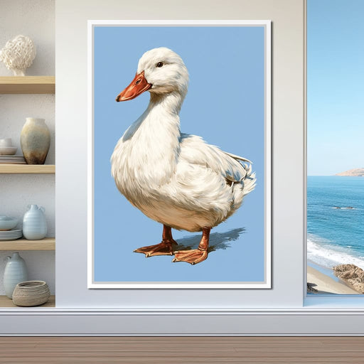 Noble Duck Standing Tall Canvas Print