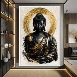 Silent Radiance of the Gilded Soul - NicheCanvas