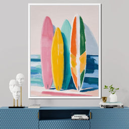 Seaside Colorboard Quartet - NicheCanvas