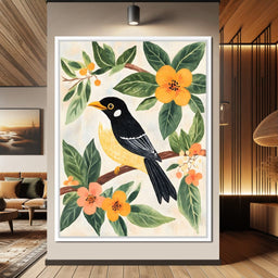 Birdsong Among Blossoms - NicheCanvas