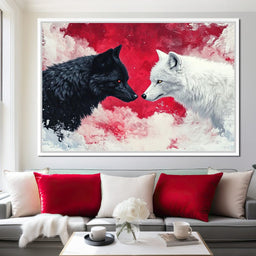 Standoff of the Wolves - NicheCanvas