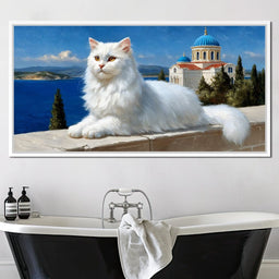 White Guardian of Aegean - NicheCanvas