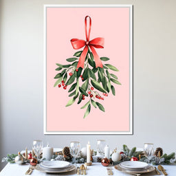 Festive Mistletoe Bouquet Charm - NicheCanvas