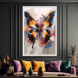 Psychedelic Lepidoptera - NicheCanvas