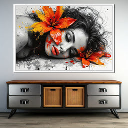 Flower Poise - Johanjjf - NicheCanvas