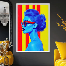 Ultrablue Diva - TooplesArt - NicheCanvas