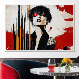 Fierce Visionary Portrait - NicheCanvas