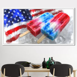 Patriotic Popsicle Delight - NicheCanvas