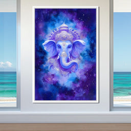 Celestial Ganesha Starlight - NicheCanvas