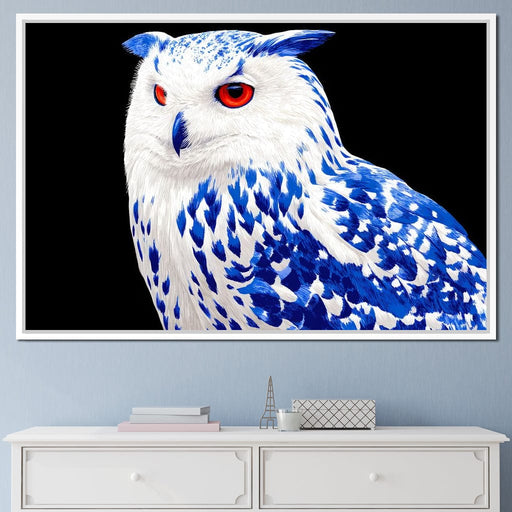 Sapphire Stare Nocturne Canvas Print