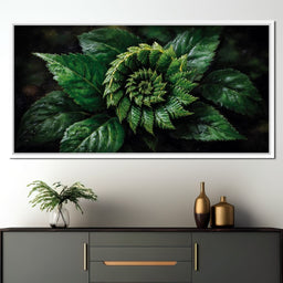 Tropical Fern Leaf Bouquet - NicheCanvas