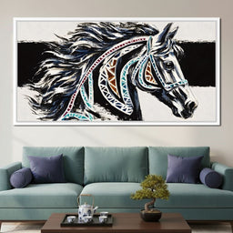 Majestic Stallion Tapestry - Alicia Smith - NicheCanvas
