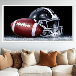 Gridiron Glory Under Night Lights - NicheCanvas
