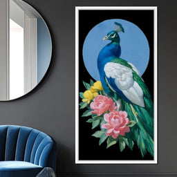 Majestic Peacock Blossoms - NicheCanvas