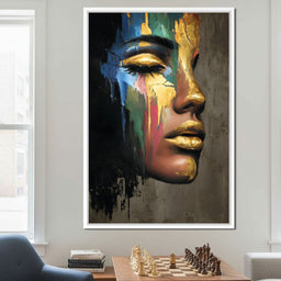 Golden Silhouette Awakening - NicheCanvas