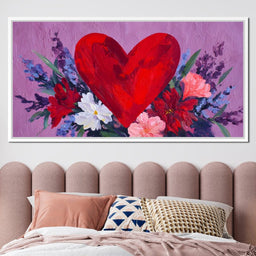 Heartflower Bouquet - NicheCanvas