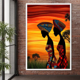 Sisters of the Savannah - TooplesArt - NicheCanvas