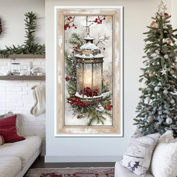 Lantern Glow Winter Enchantment - NicheCanvas