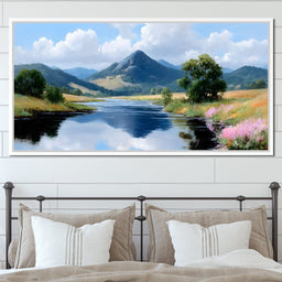 Mountain Reflection Tranquility - NicheCanvas