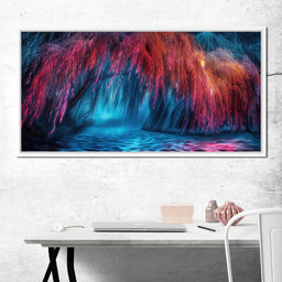 Neon Cascade - TooplesArt - NicheCanvas