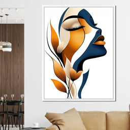 Golden Feminine Grace - TooplesArt - NicheCanvas