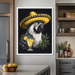 Parrot Fiesta - NicheCanvas