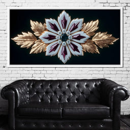 Radiant Jewel Blossom Grandeur - NicheCanvas