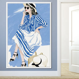 Clear Blue Sky Vacation - NicheCanvas