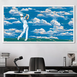 Swinging Through Dream Clouds - NicheCanvas