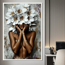 Floral Embrace of Divinity - Cole Williams - NicheCanvas