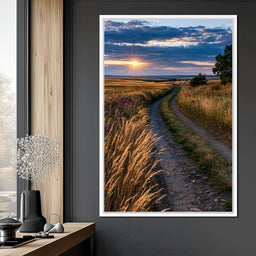 Golden Hour Journey Home - NicheCanvas