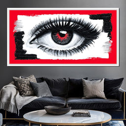 Fiery Sentinel Eye Awakens - NicheCanvas