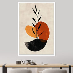 Plant Leaf Abstract Balance - NicheCanvas