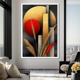 Sunset Geometry - TooplesArt - NicheCanvas