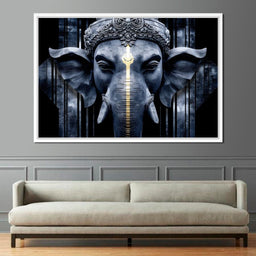Majestic Ganesha Reverie - NicheCanvas