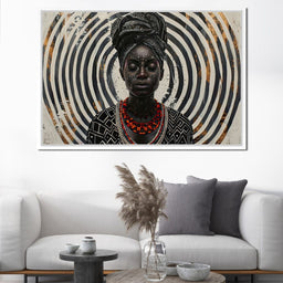 Spirals of Serenity Queen - Sakeem Gibbs - NicheCanvas