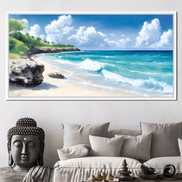 Tranquil Shores Escape - NicheCanvas