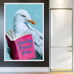 A Gull Studies The Culinary Arts - NicheCanvas