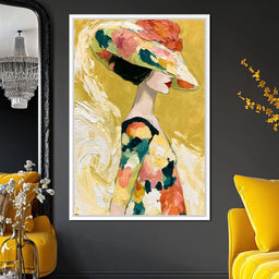 Golden Garden Gala Silhouette - NicheCanvas